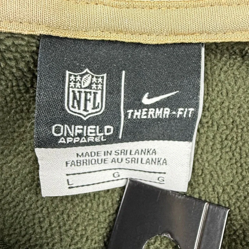 Nike NFL Detroit Lions Salute to Service limited RARE Hoodie‎ Green Men's large